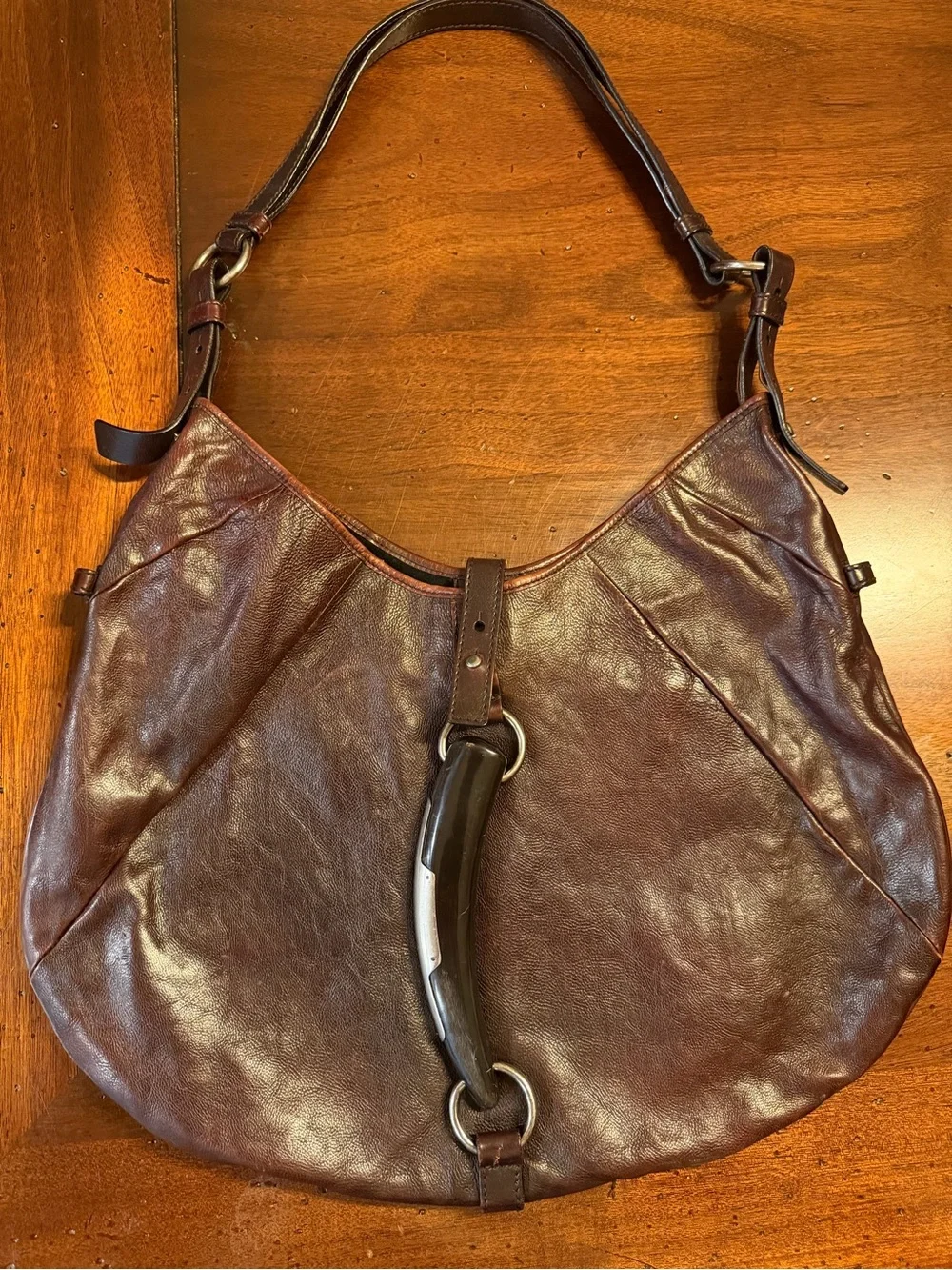YSL Yves Saint Laurent Mombasa Horn Handbag by Tom Ford (vintage 2001)
